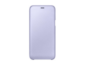 Луксозен калъф тефтер Wallet Cover оригинален EF-WA600 за Samsung Galaxy A6 2018 A600F виолетов